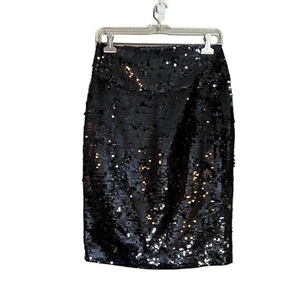 Express design studio black sequin skirt. Size 2‎